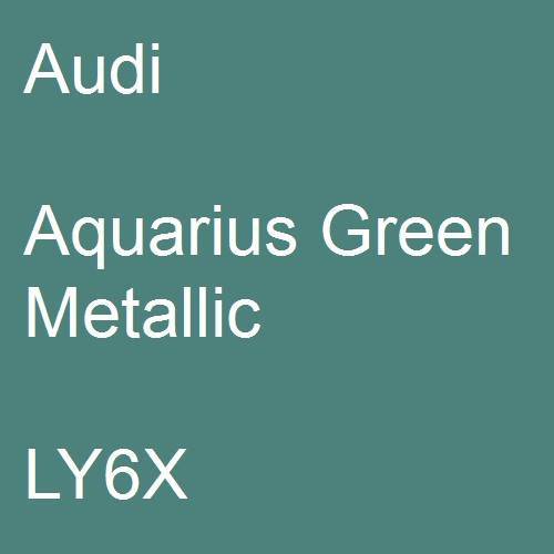 Audi, Aquarius Green Metallic, LY6X.